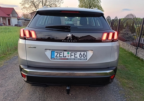 Peugeot 3008 cena 69900 przebieg: 132000, rok produkcji 2018 z Kamieńsk małe 596